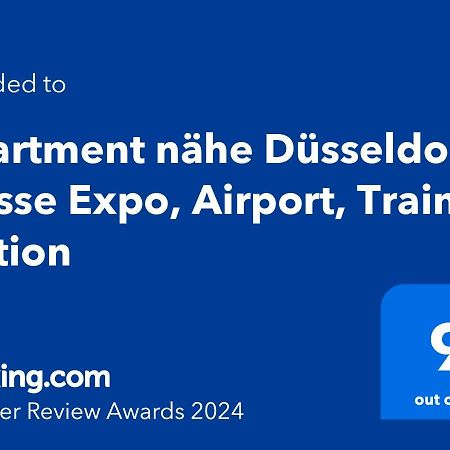 Apartment Naehe Duesseldorf Messe Expo, Airport, Train Station Duisburgo Exterior foto